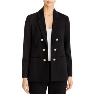 Elie Tahari Black Double-Breasted Women's Blazer